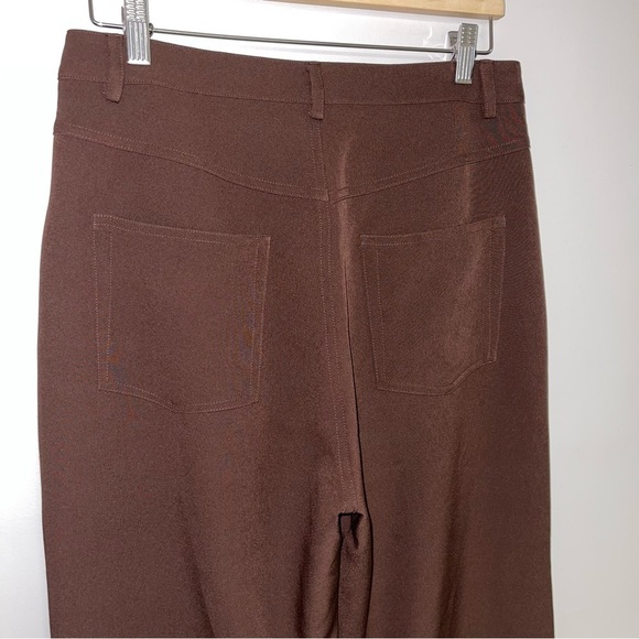 Princess Polly Pants Women's Size 8 US Brown Lulu Straight Leg High Waisted NWT - Picture 9 of 15